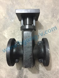 Cast iron with electric Yoke flange pinch valve